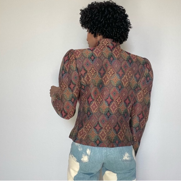 Doncaster Tapestry Blazer Jacket Vintage - Picture 2 of 11